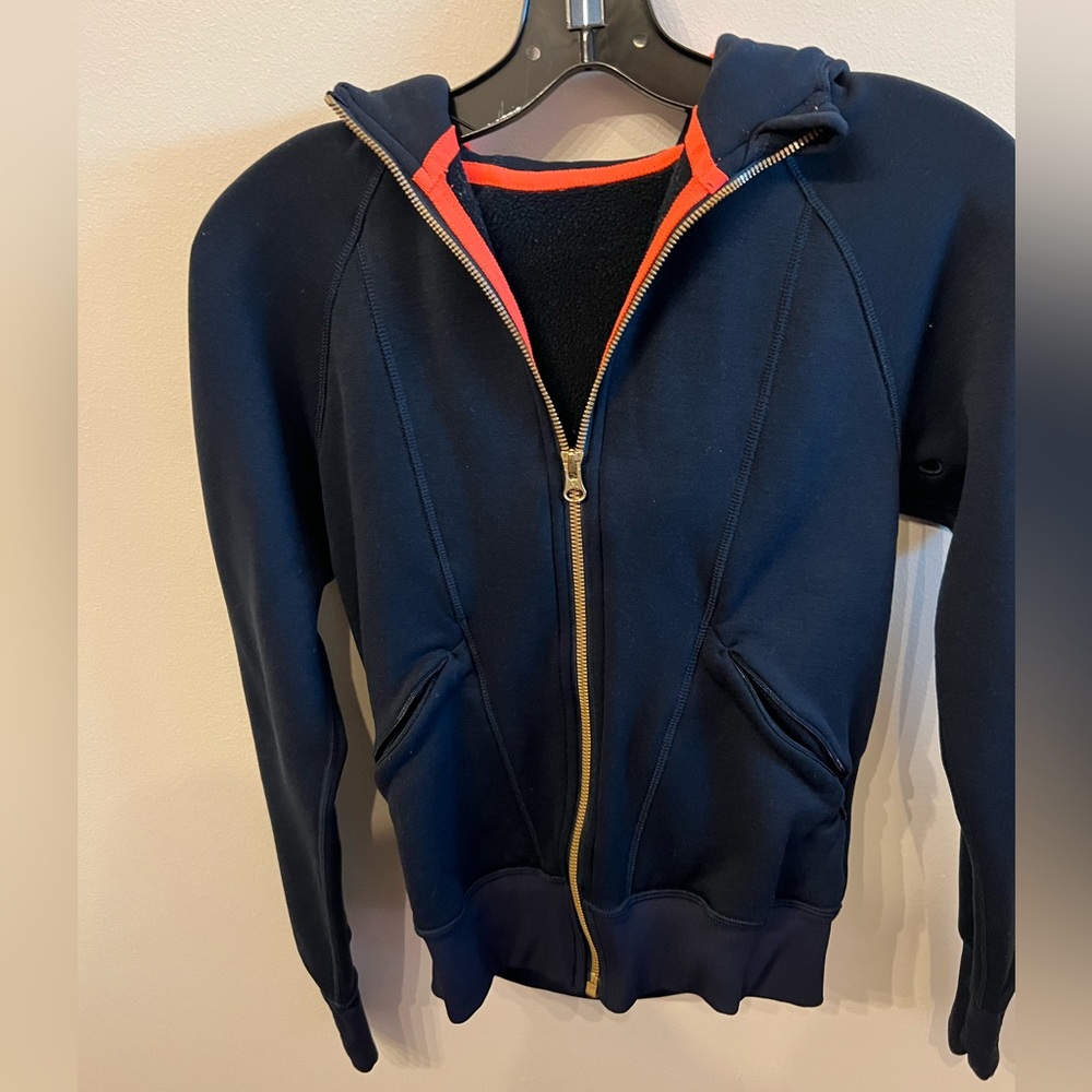 Navy Blue Lululemon Zipup